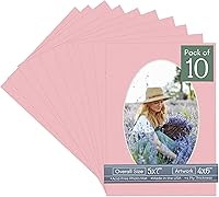 Vista 78 de CountryArtHouse Marco ovalado verde cazador de 5 x 7 pulgadas, sin ácidos, con núcleo blanco, corte biselado para fotos de 4 x 6, se adapta a marcos