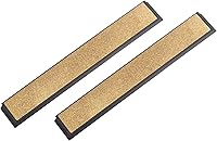 Vista 6 de uxcell Piedra de afilar de diamante, 6 x 0.8 pulgadas (5.906 in x 0.787 in) 2500 granos de titanio recubierto de titanio afilador de piedra