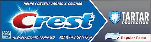 Crest, Pasta de dientes regular de protección contra sarro, 4.2 onzas
