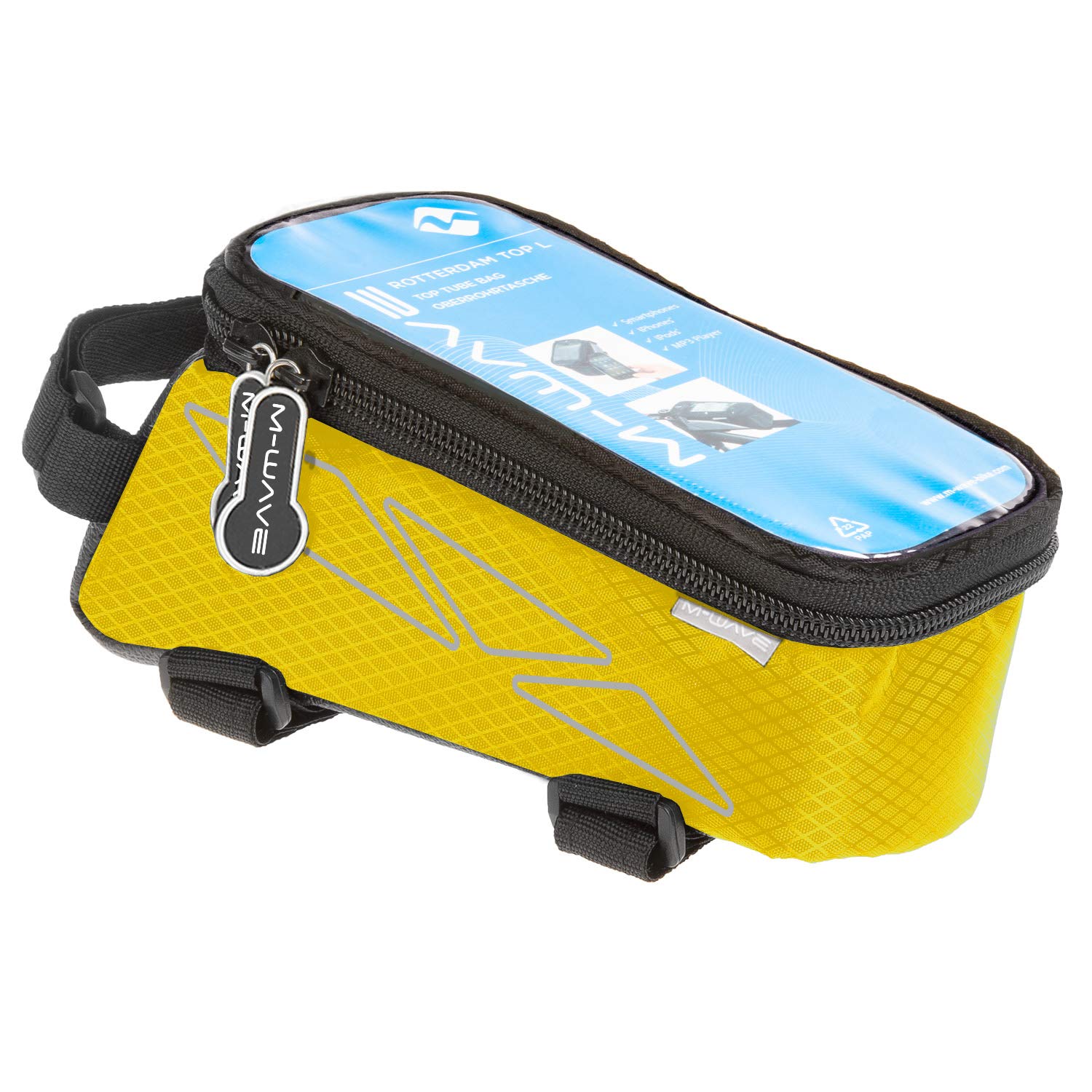 M-Wave Rotterdam L Top Tube Bag - Yellow