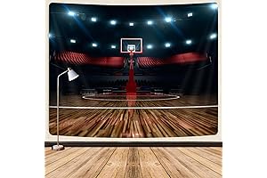 Basketball Sports Tapestry: Elevate Your Bedroom with a Slam-Dunk Decor