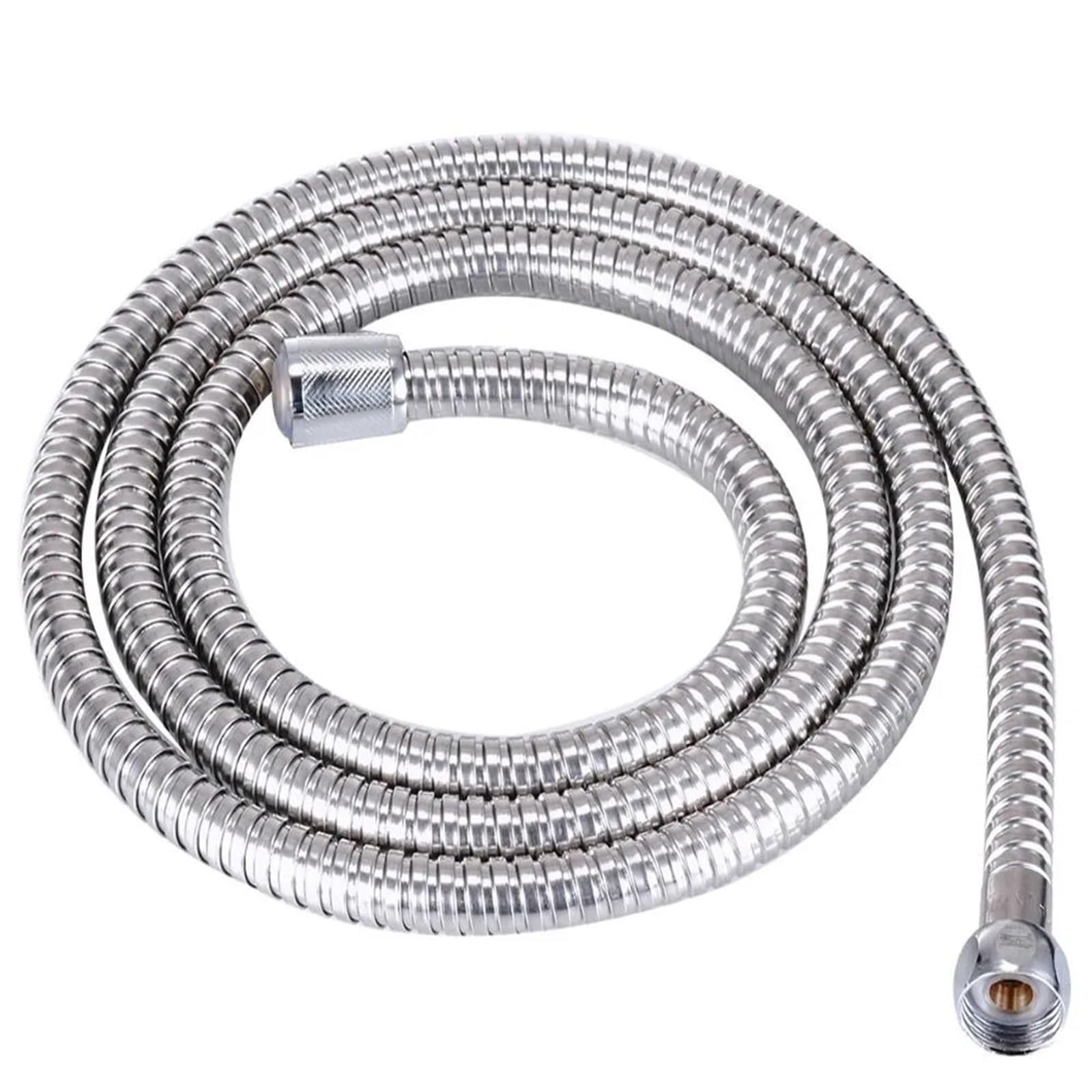 Shower Hose Professional Replacement Handheld Shower Head Hose PVC Explosion-Proof Spray Water Pipe Anti Winding Flexible Faucet Toilet(Stainless Steel-1.5m)