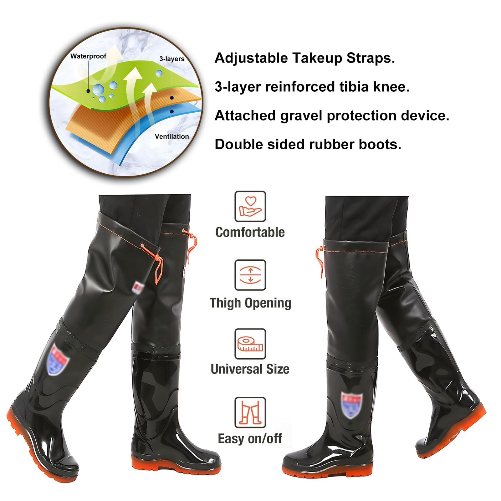 Wodery do bioder, Wygodne buty do wodera