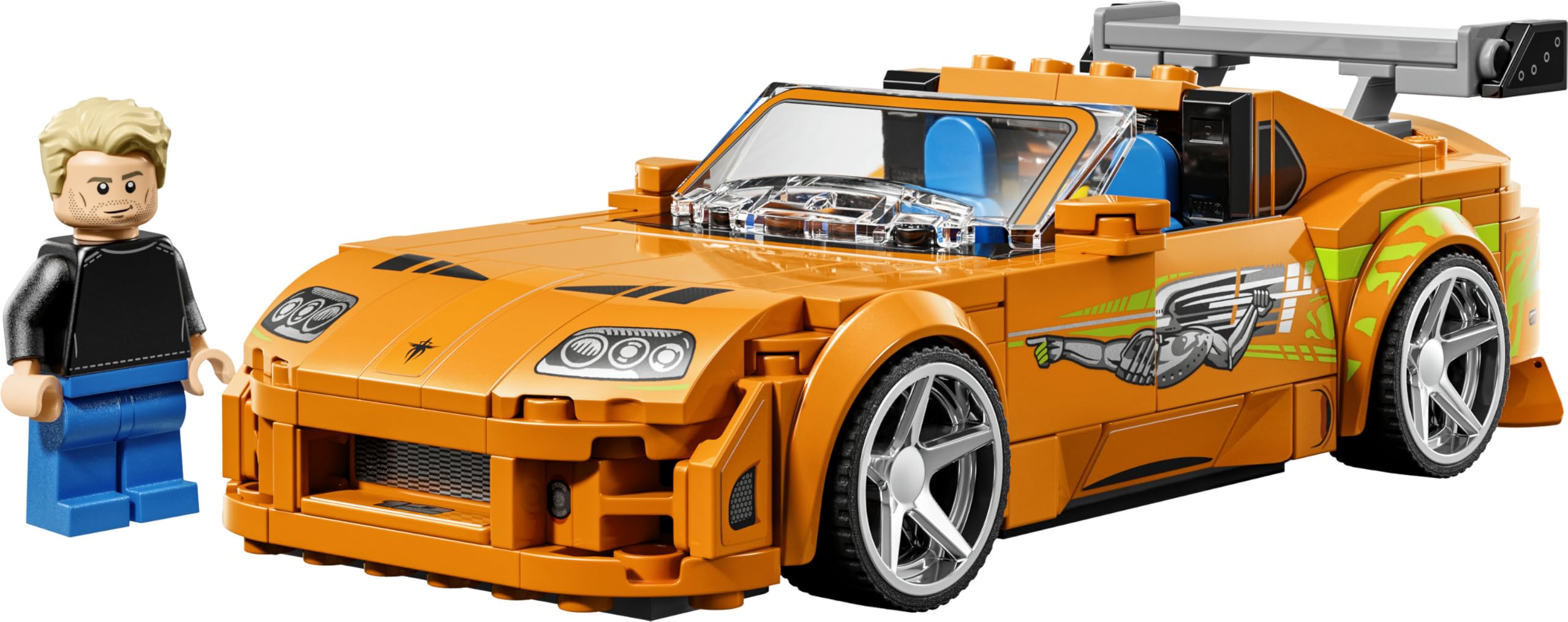 LEGO Speed Champions La Toyota Supra MK4 de Fast and Furious - Jouet Voiture - Maquette avec Minifigurine de Brian O'Conner - Cadeau STEM pour Garçon dès 10 Ans ou Ado Fan du Film 77260