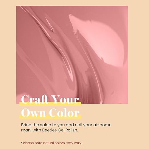 Miniatura 597 de Beetles - Esmalte de uñas en gel de 0.5 onzas fluidas (15ml), curado con lámpara LED, extracción por remojo, para arte de uñas, estética