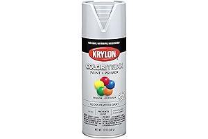 Krylon COLORmaxx Light Gray Spray Paint, Gloss