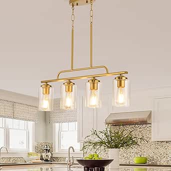 TWIG Gold Kitchen Island Lighting,Kitchen Chandelier Over Table,Kitchen Island Light Fixtures ...