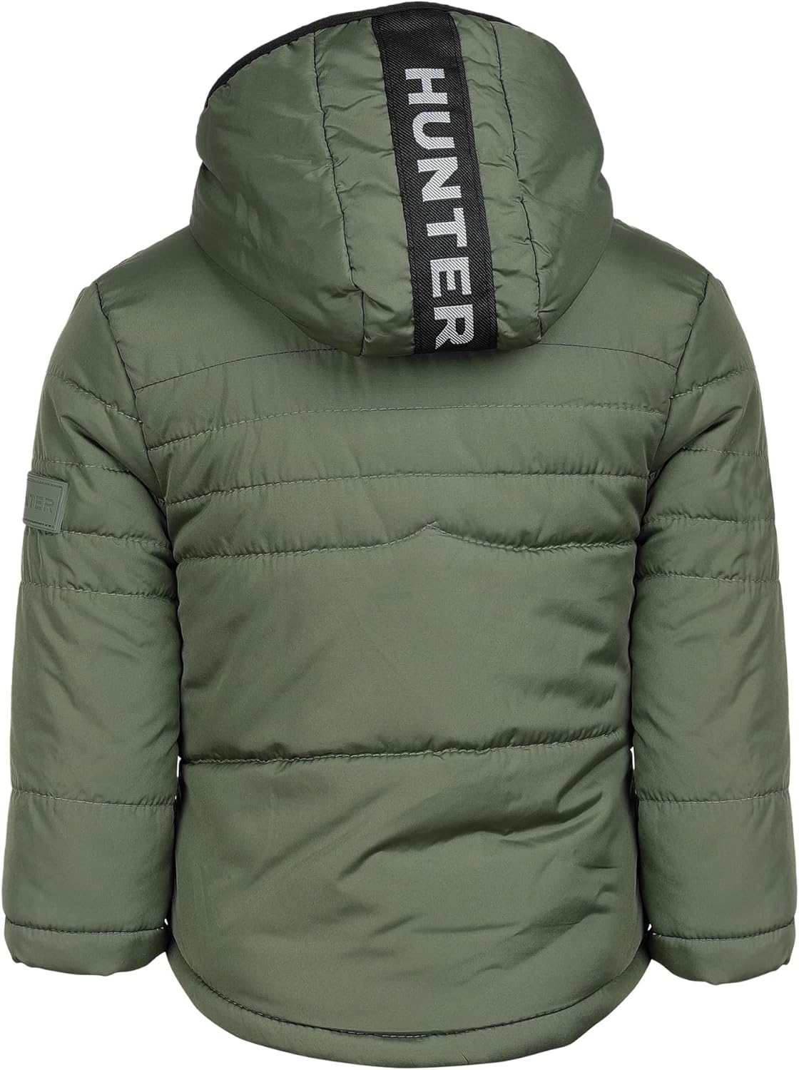 Hunter Boys Puffer Jacket – Hooded Winter Coat, Resistant, Plush Lined Zip Front Outerwear for Toddlers to Big Boys (12M–12Y)