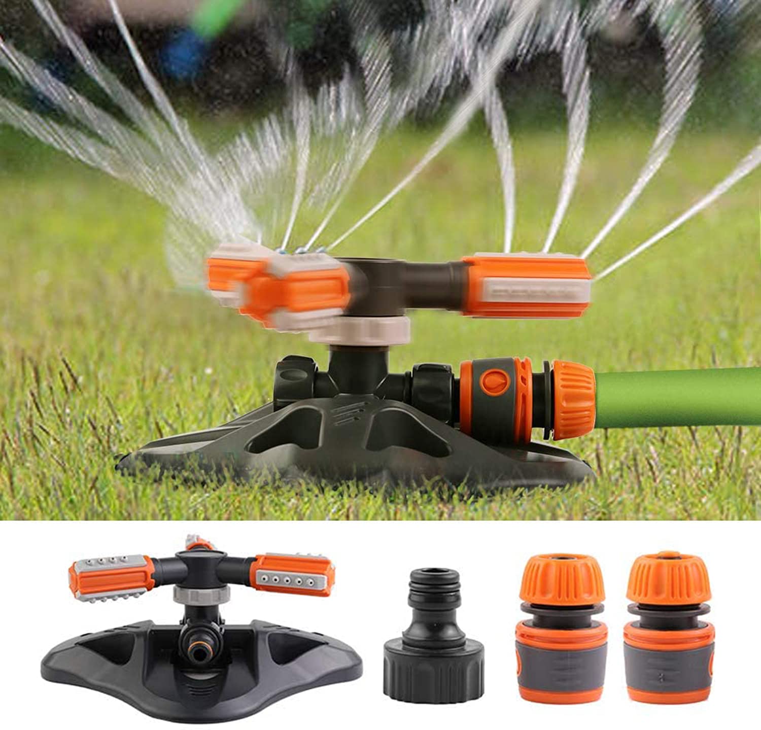 360° Rasensprenger Garten - Sprühregner Für Automatische Bewässerung