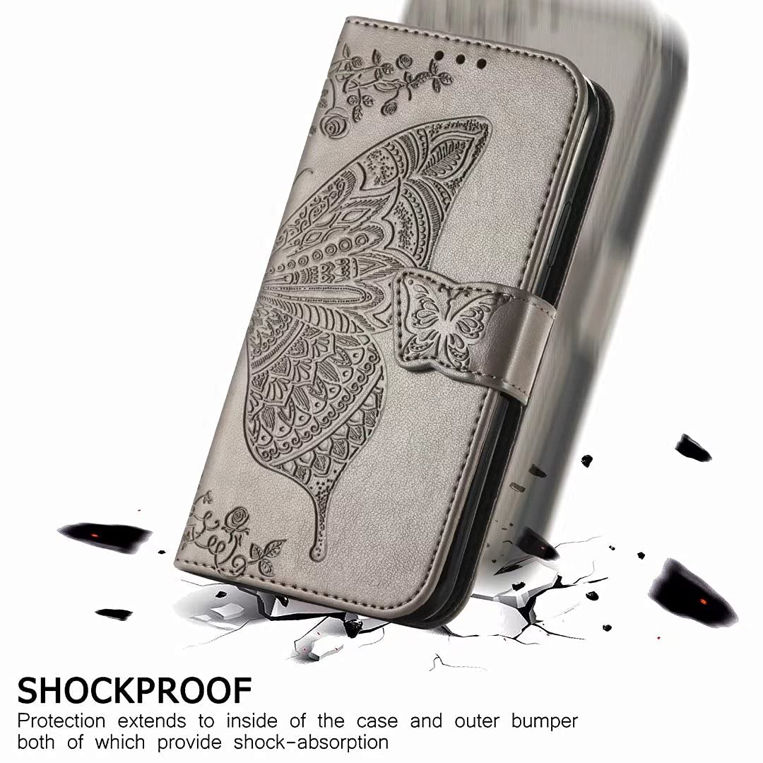 Custodia per telefono cellulare per Nokia G42 /Nokia G310,Poliuretanopelle Flip Cover antiurto magnetico con supporto viola