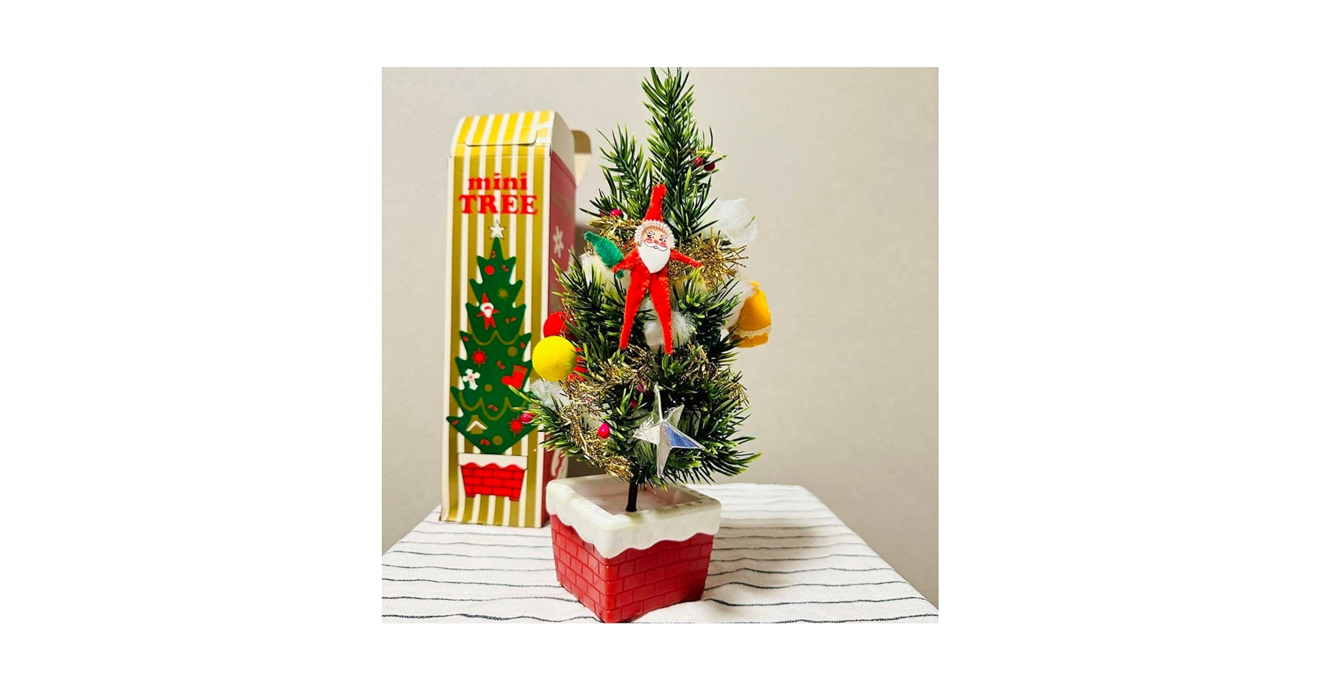 クリスマス　ベルツリー　ライト＆メロディ　レトロ クリスマスカード ライト&メロディー カラフルライト付きツリー