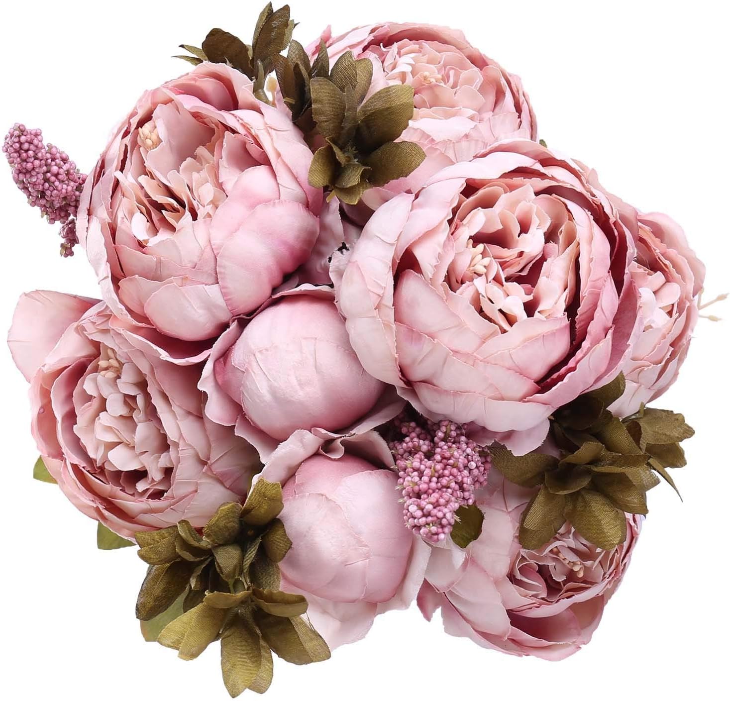 StarLifey Fake Peony Bouquet Artificial Peony Silk Flowers Wedding
