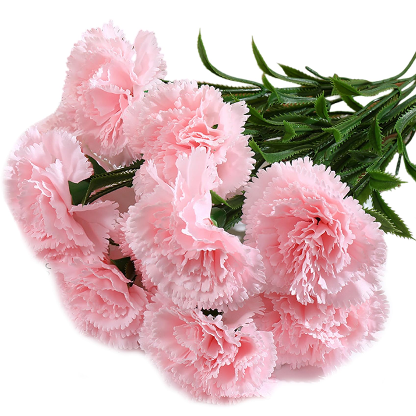 Fleurs artificielles d'œillets pour décoration de table de mariage et salon