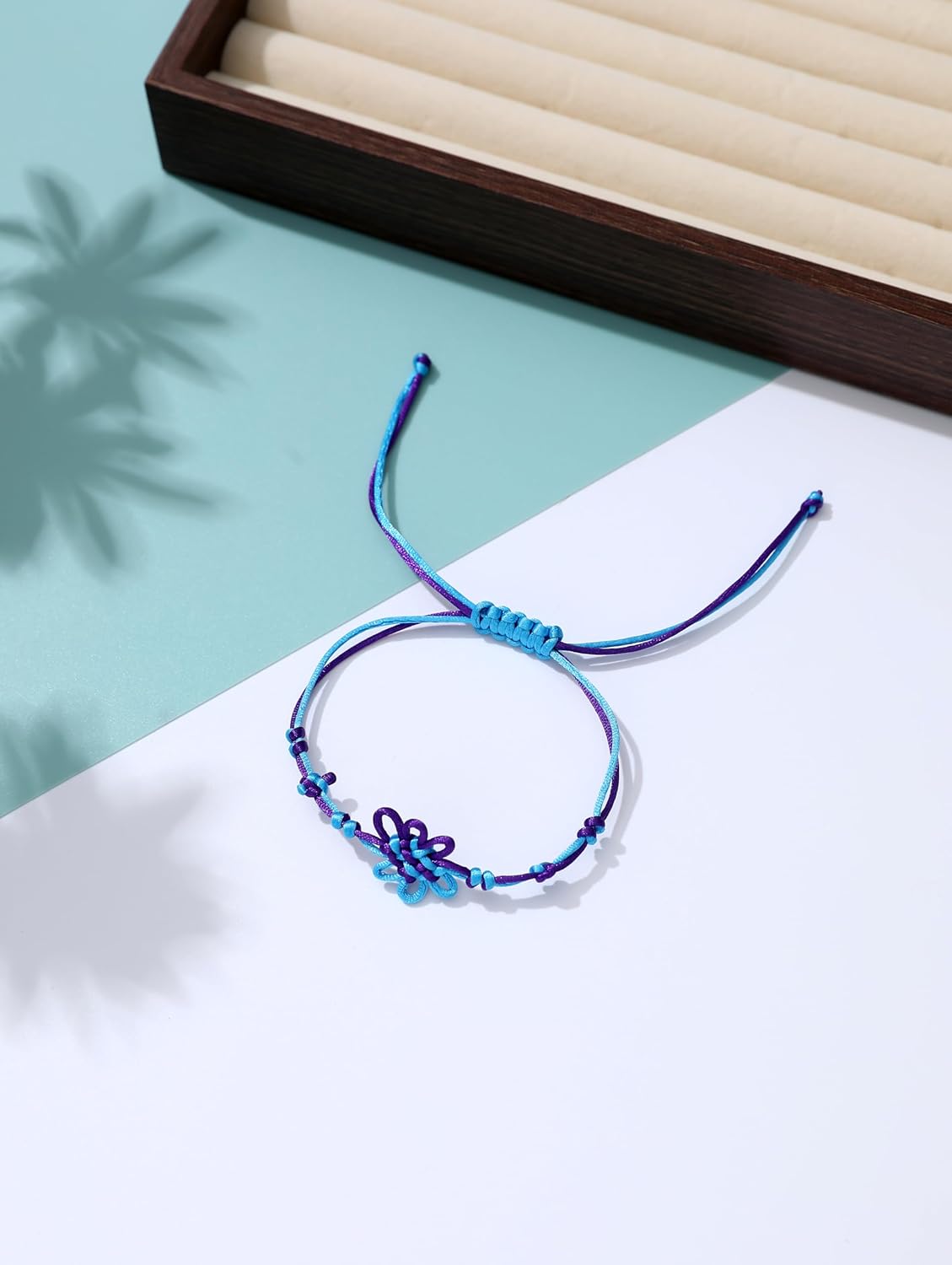 Anime Friendship Bracelets - Adjustable Matching Knot Design for Fans, BFF Couples Gifts & Costume Accessories - Image 2