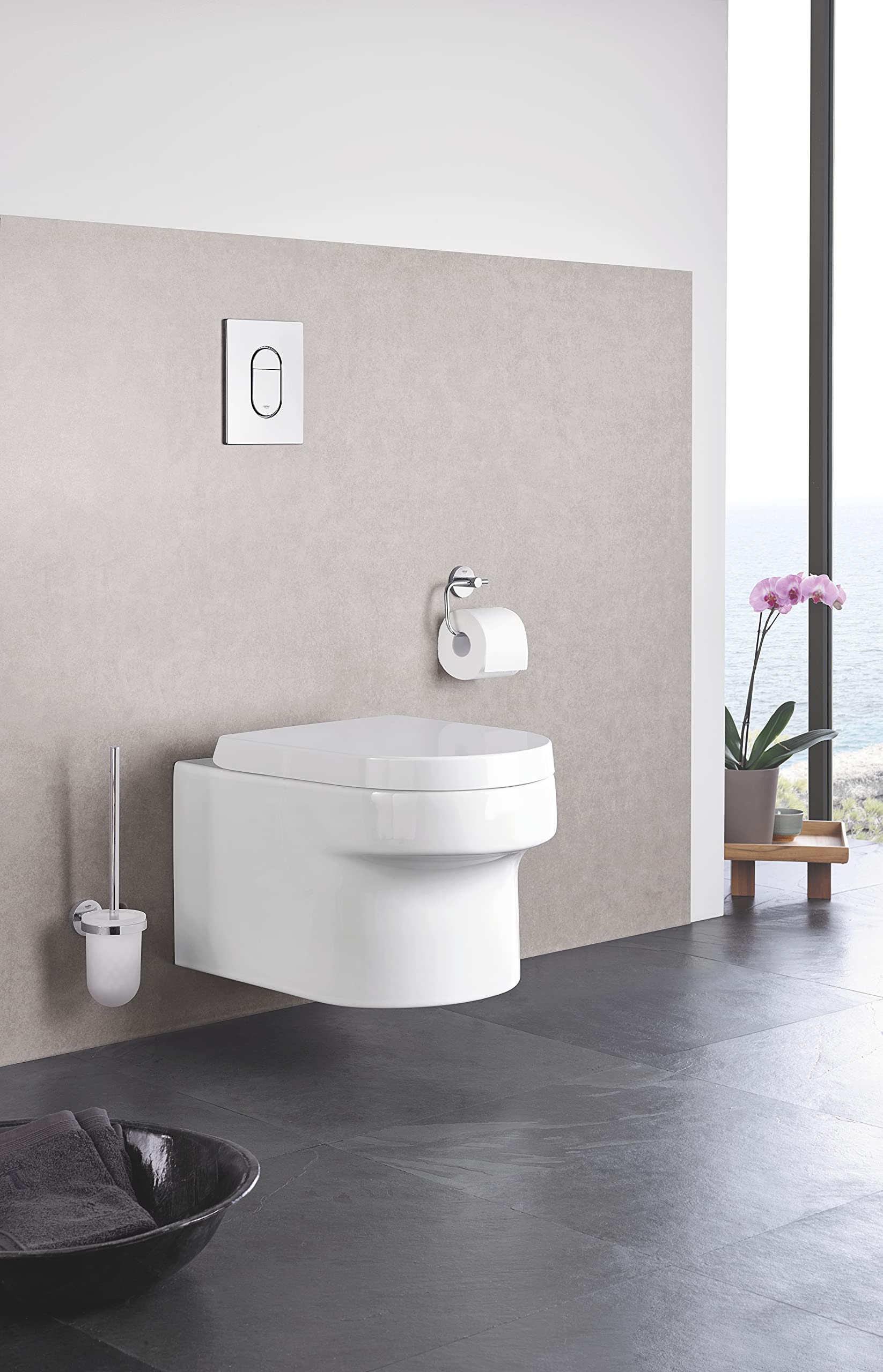 GROHE Plaque de commande Arena Cosmopolitan Chromé 38844000 (Import Allemagne)