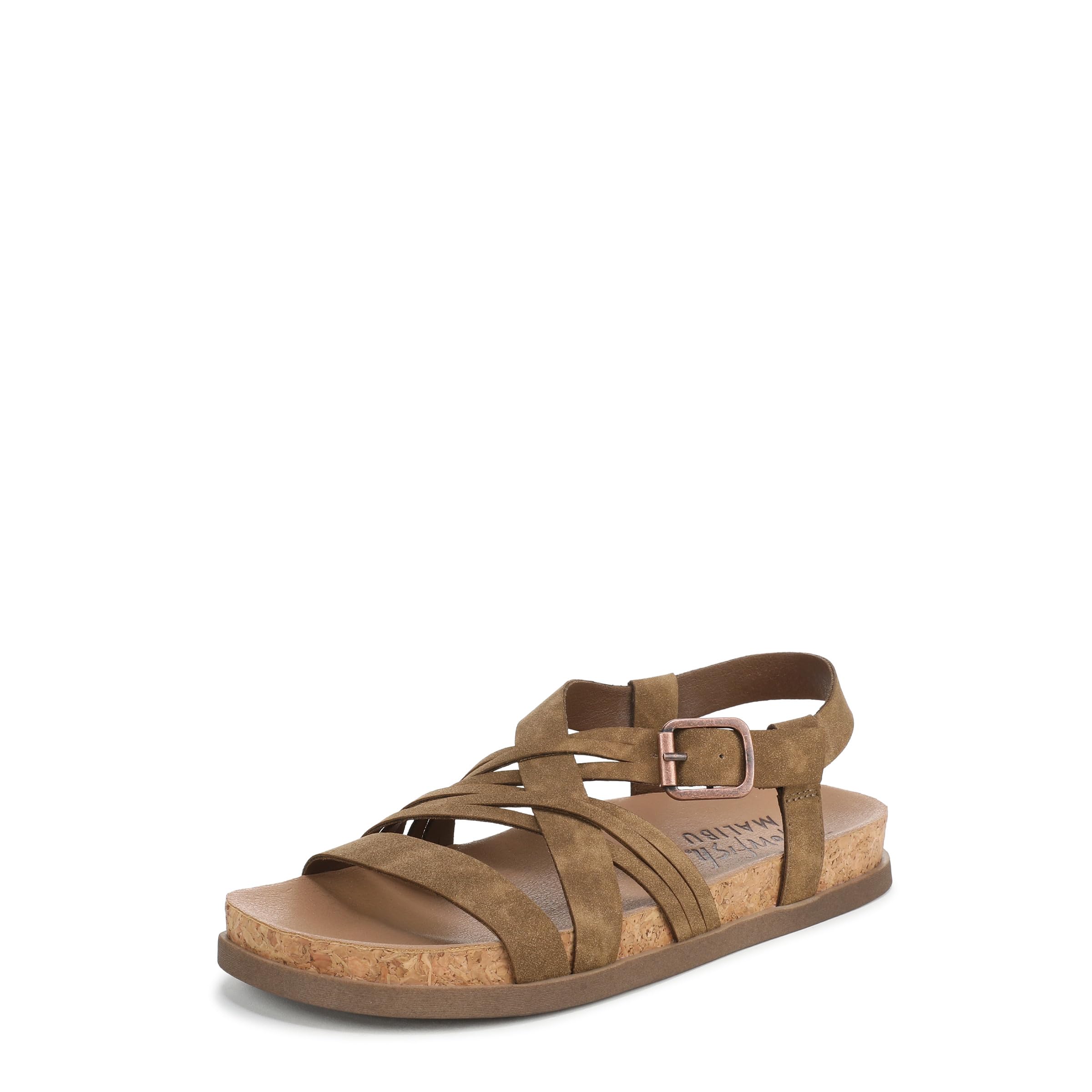 Blowfish Malibu Women's Footbed Sandal - Light Brown - Size 6