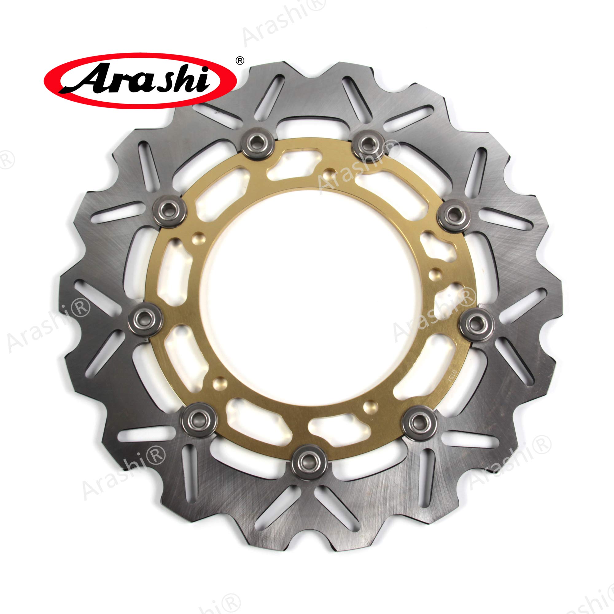 Arashi Sovradimensionato Dischi Freno anteriori Flottanti per XP T-max 530 IRON/LUX MAX ABS 2016, T-max530 SX 2017-2019, Tmax 560 ABS 2020, Oro Ricambi e accessori per motociclette