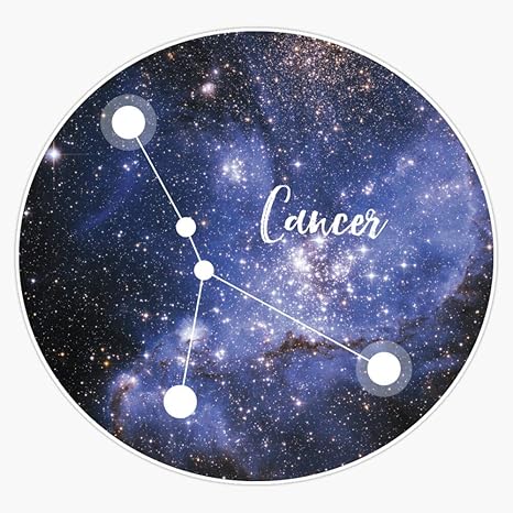 Cancer Zodiac Sign June 21 - July 22 Sticker Bumper Sticker Vinyl Decal 5