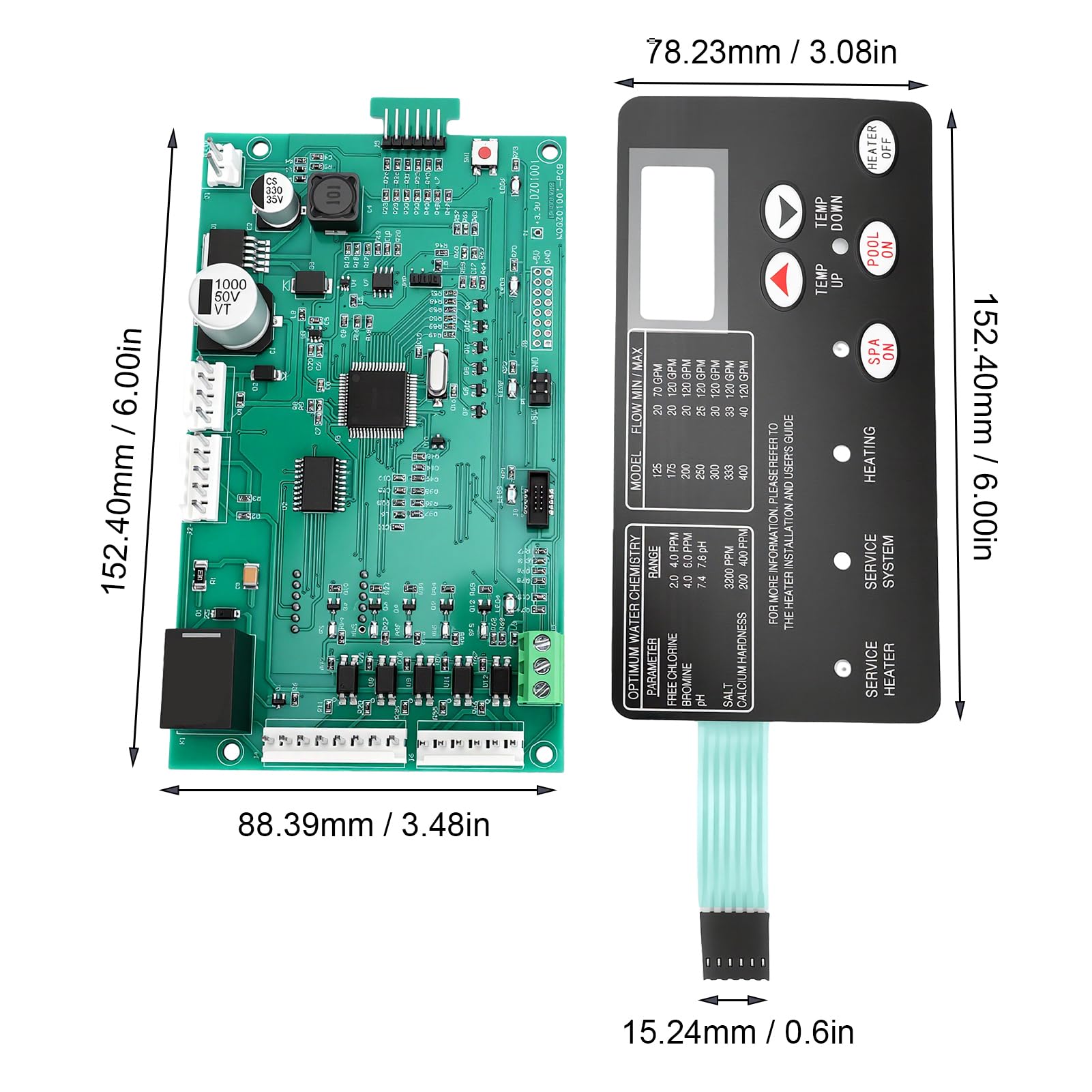 SEAFRONT Podgrzewacz Basenowy Panel Sterowania 42002-0007S 472610Z