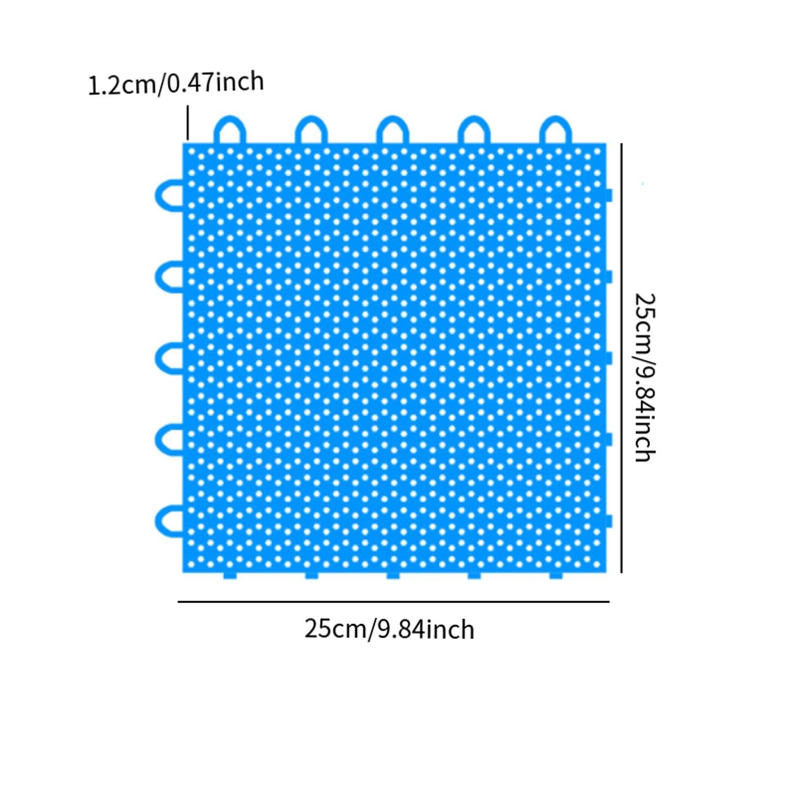 4 Pezzi Dryland Piastrelle di Ghiaccio Tavola da Allenamento per Hockey su Ghiaccio Pannelli per Pavimento da Pattinaggio Portatili per Attrezzature