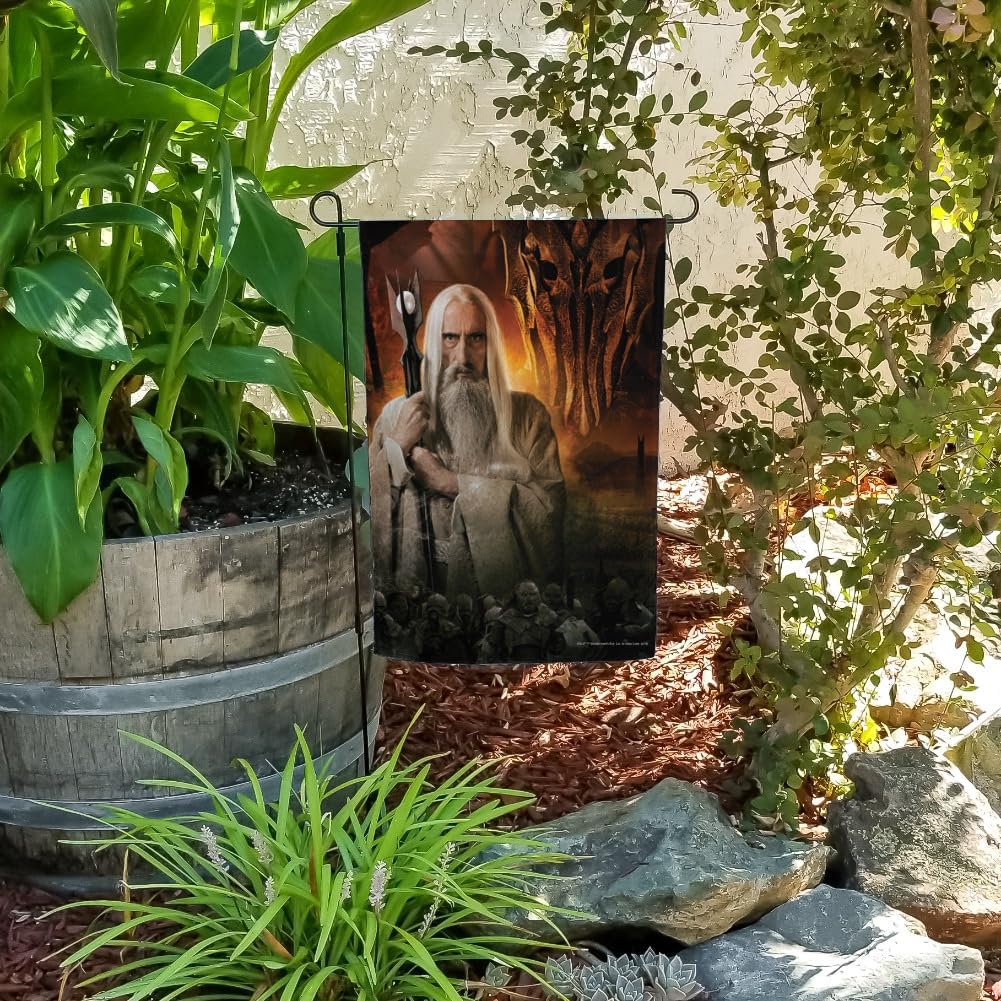 THE LORD OF THE RINGS Saruman Character Garden Yard Flag
