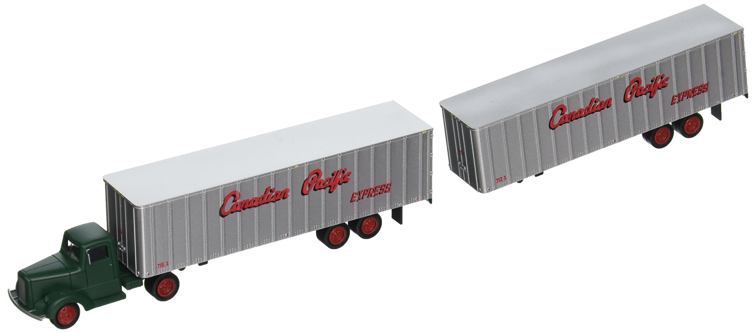Bachmann Industries Canadian Pacific 1950's/60's Truck Cab Want Two Piggy Back Trailers (HO Scale Train)