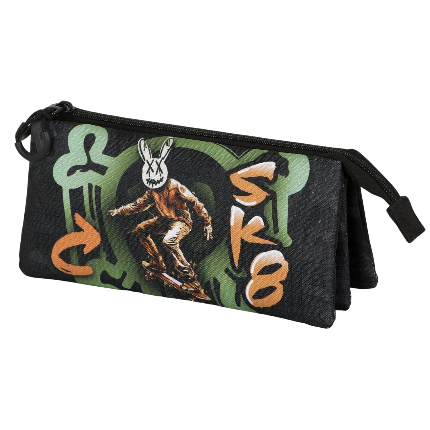 PRODG Rabbit-Triple Pencil Case, Multicolour, 23 x 11 cm