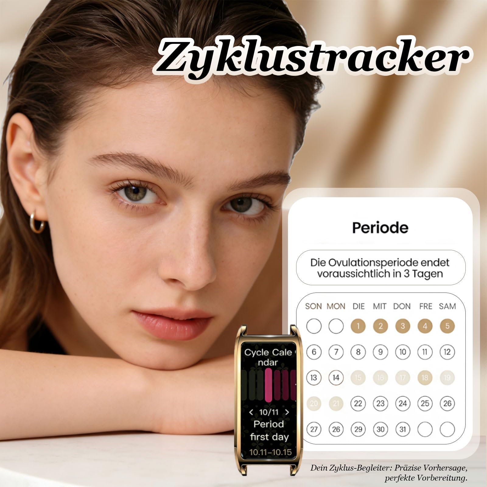 findtime Fitness Tracker Damen Schmal Elegant Luxuriös Classic Smartwatch Damenuhr Fitnessuhr für Frauen Aktivitätstracker Pulsuhr Sportuhr mit Herzfrequenz Schlafmonitor Schrittzähler Rechteckig Rot