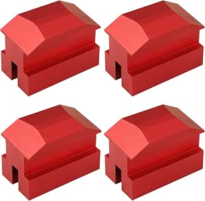 Blue Aluminum Jack Pad Adapter Billet Anodized, Leave in