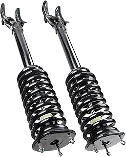 Karoldeare Suspension Complete Absorber Strut and Spring Front Left Driver Right Passenger Side Black With Coil 172546R 172546L 172546R_172546L
