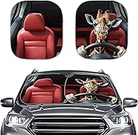 Vista 20 de Mumeson Parasol de dos piezas para parabrisas de automóvil de noche estrellada, parasol para rayos UV y reflector de calor para casi vehículos