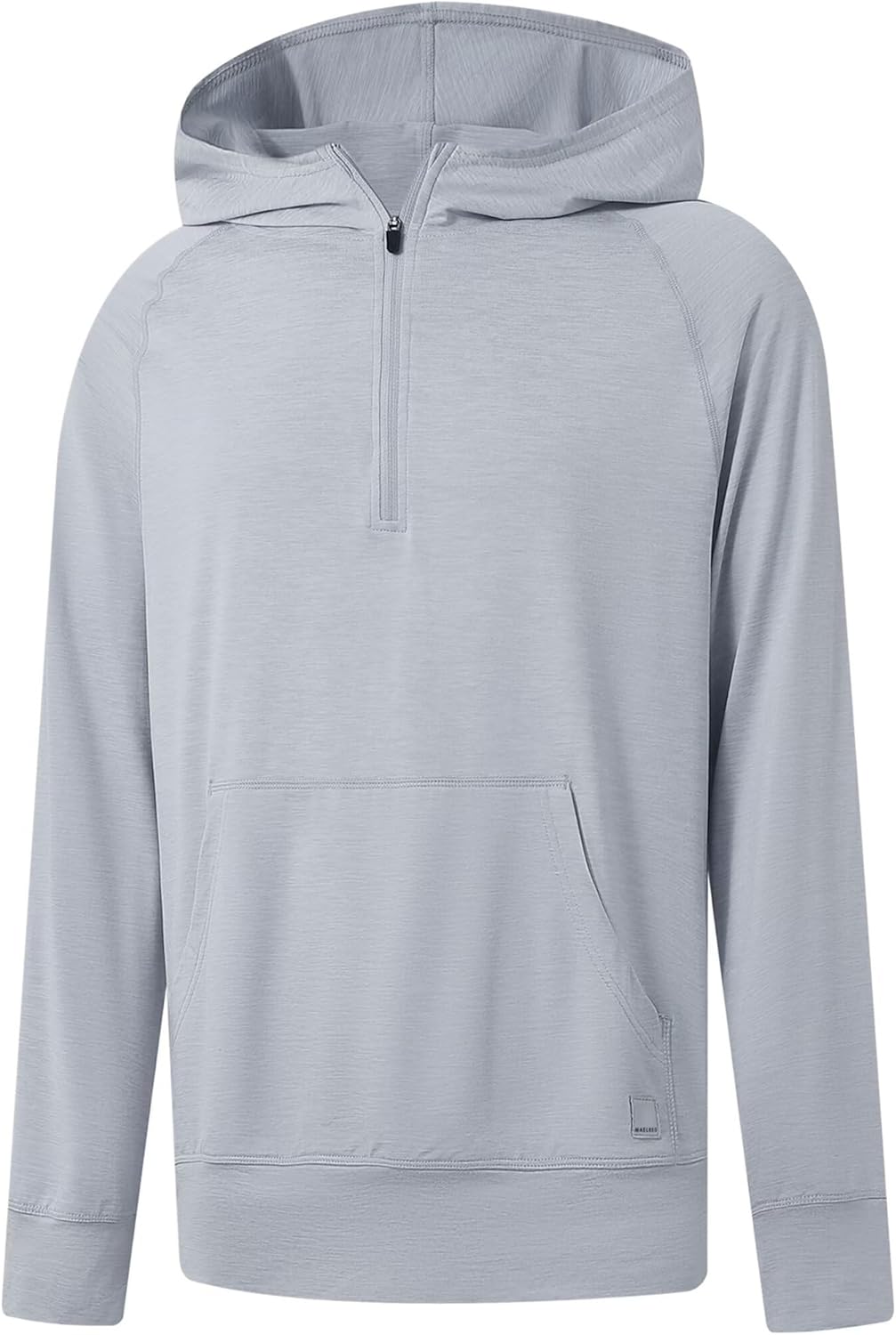 M MAELREG Hoodies For Men Long Sleeve Kangaroo Pocket Lightweight Heather Golf Quarter Zip Mens Sweatshirts Hoodies Pullover