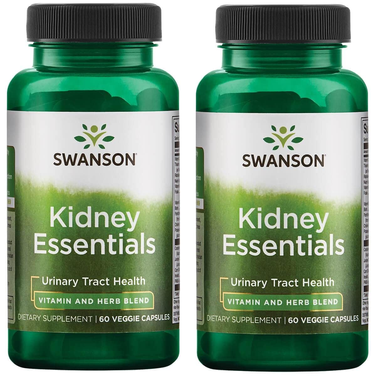 Swanson Kidney Essentials 60 Veg Capsules (2 Pack)