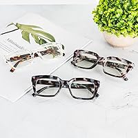 Vista 35 de DXYXYO Reading Glasses 0.50 Women Blue Light Blocking Men Square Computer Readers 3 Pack Fashion Oprah