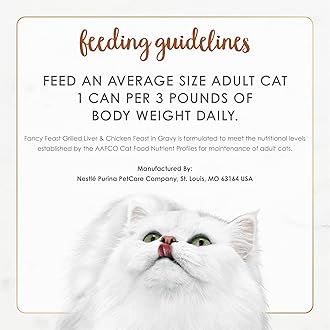 Purina Fancy Feast Grilled Wet Cat Food Liver and Chicken Feast in Wet Cat Food Gravy - (Pack of 24) 3 oz. Cans