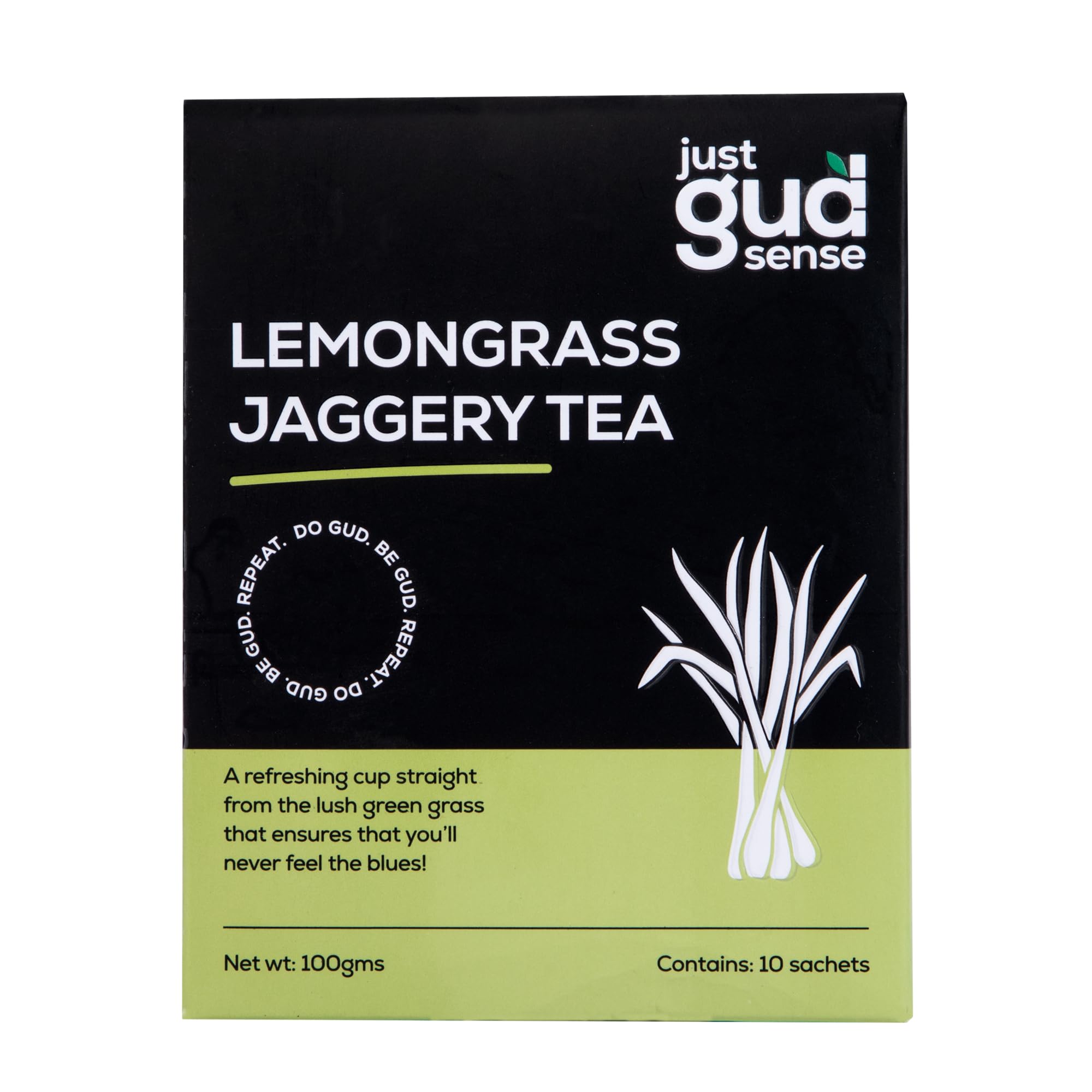 JUST GUD SENSE JAGGERY LEMONGRAS TEA PREMIX BOX For Chai Lovers Fresh & Strong Tea Rich Flavour Royal Tea Drinking Experience 100G (B0CRBBVQFP) Amazon Price History, Amazon Price Tracker