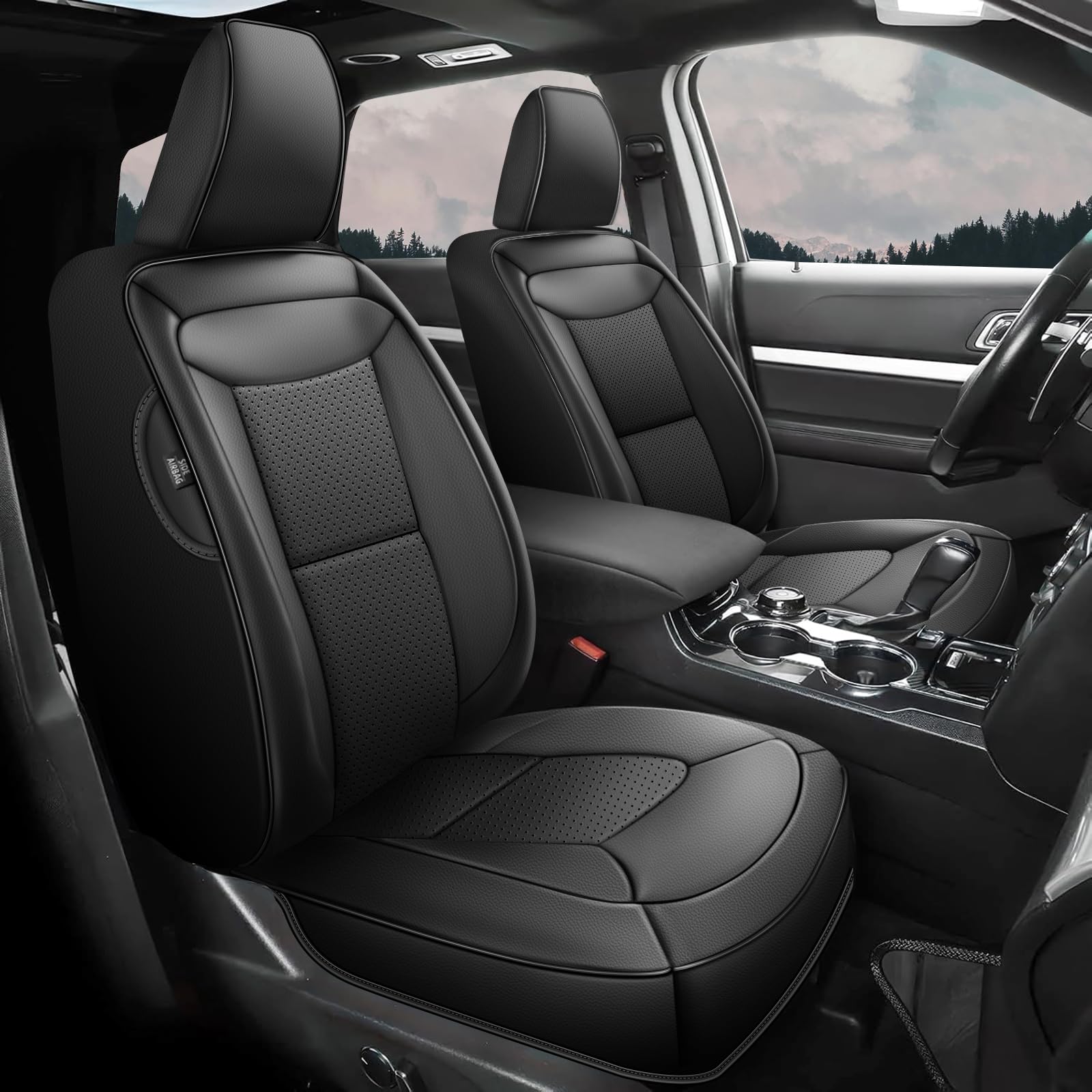 AOMSAZTO 6 Seats Car Seat Covers Full Set