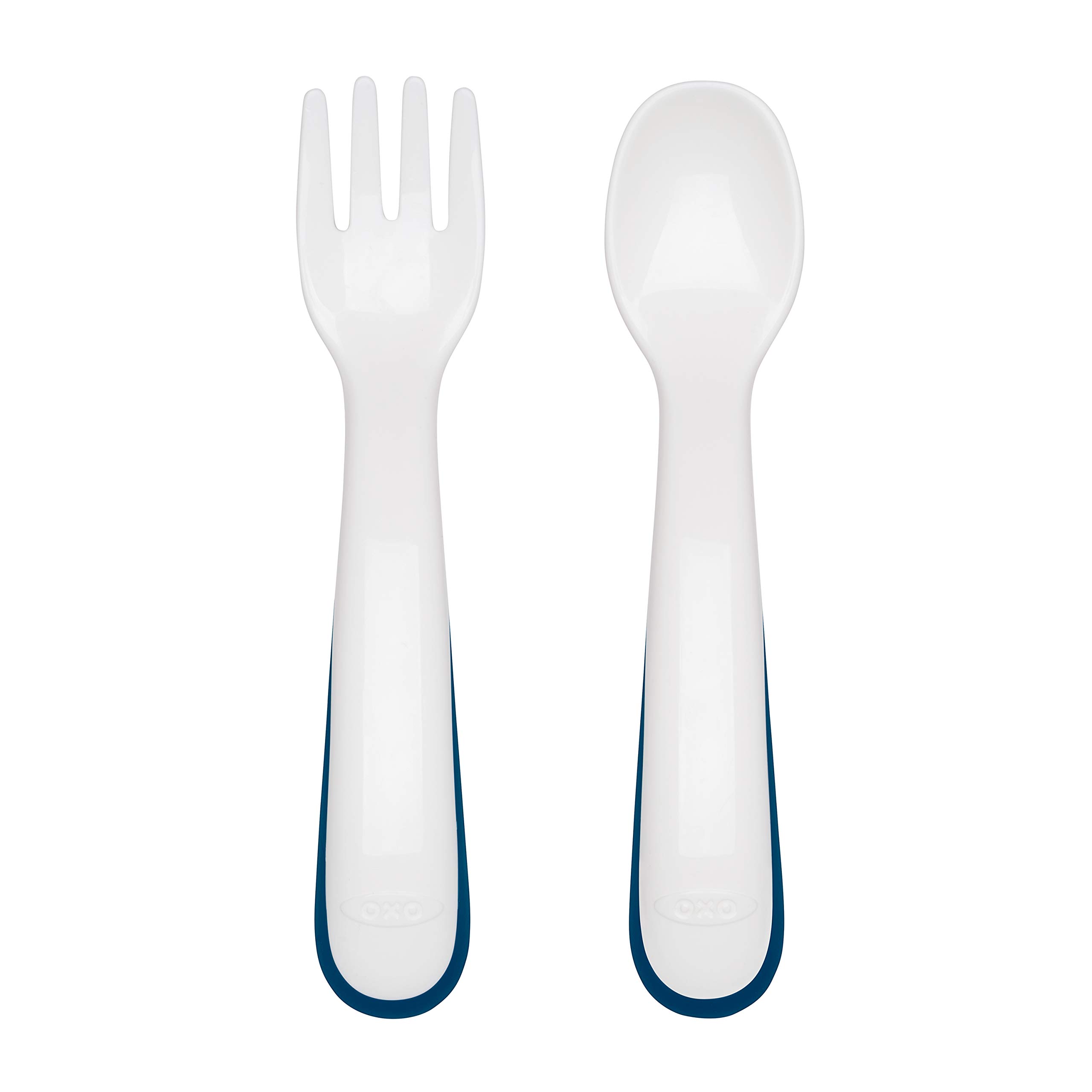 OXO Tot On The Go Set Posate Per Bambini Con Custodia Da Viaggio - Blu Navy - 4