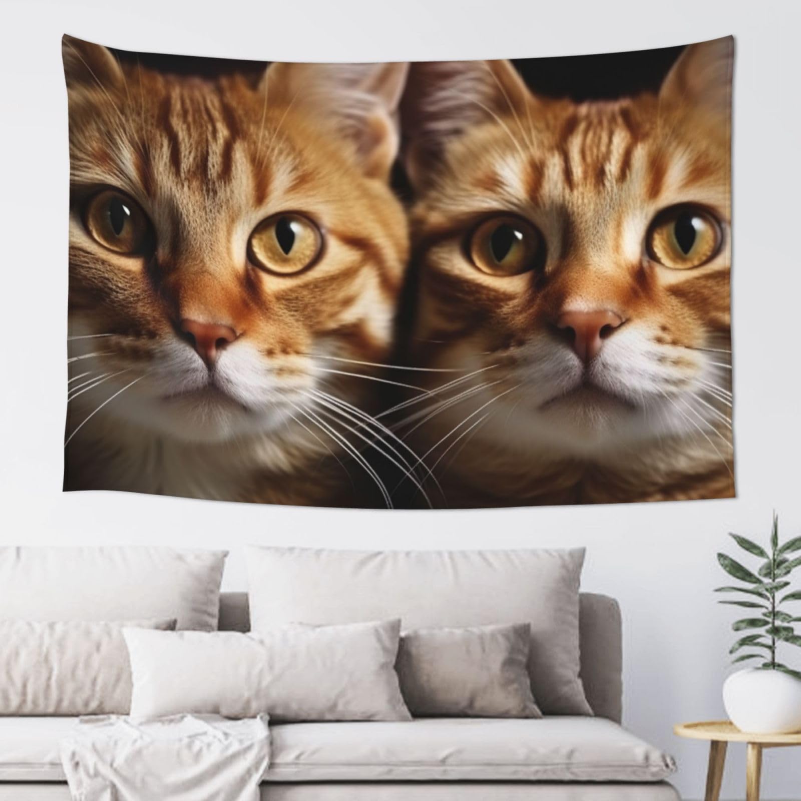 Fodpand Black Cats Tapestry Dorm Decor, Party Backdrop Aesthetic Tapestries Wall Hanging Banner For Bedroom, Modern Wall Art Poster Blanket, Home Decor Wall Tapestry 60"X40"