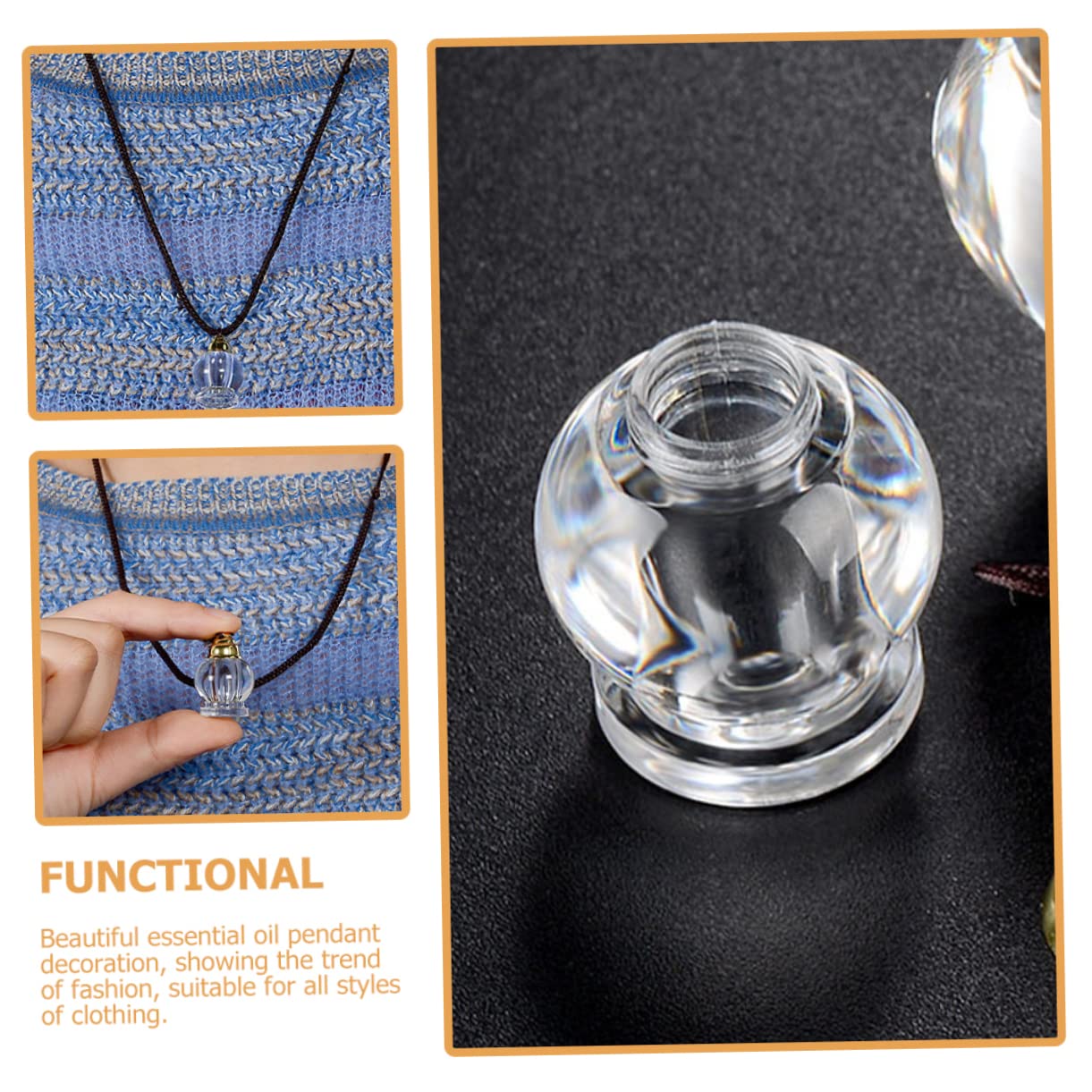 HJMMWT 2pcs butelka olejku eteryczna perfumy fiolka panie
