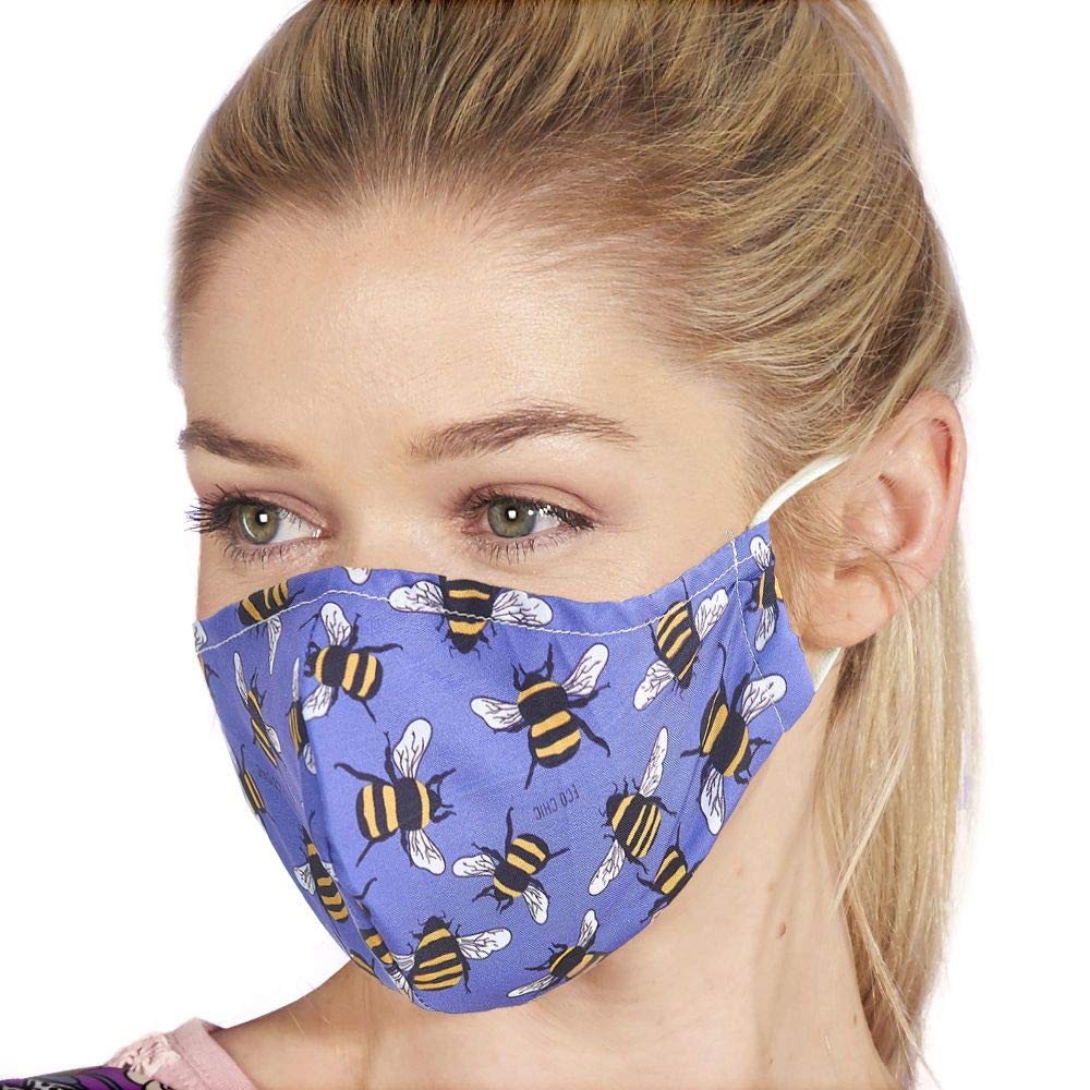 ECO CHICM01 Blue Bees Mask