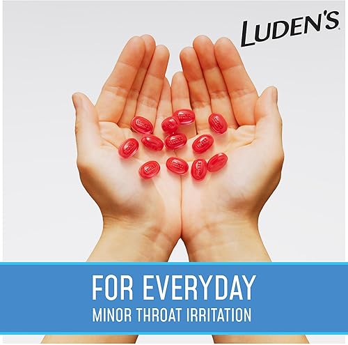 Miniatura 3 de Luden's Pastillas para aliviar el dolor de garganta para irritación diaria menor y boca seca, gotas con sabor a cereza silvestre sin azúcar, 130
