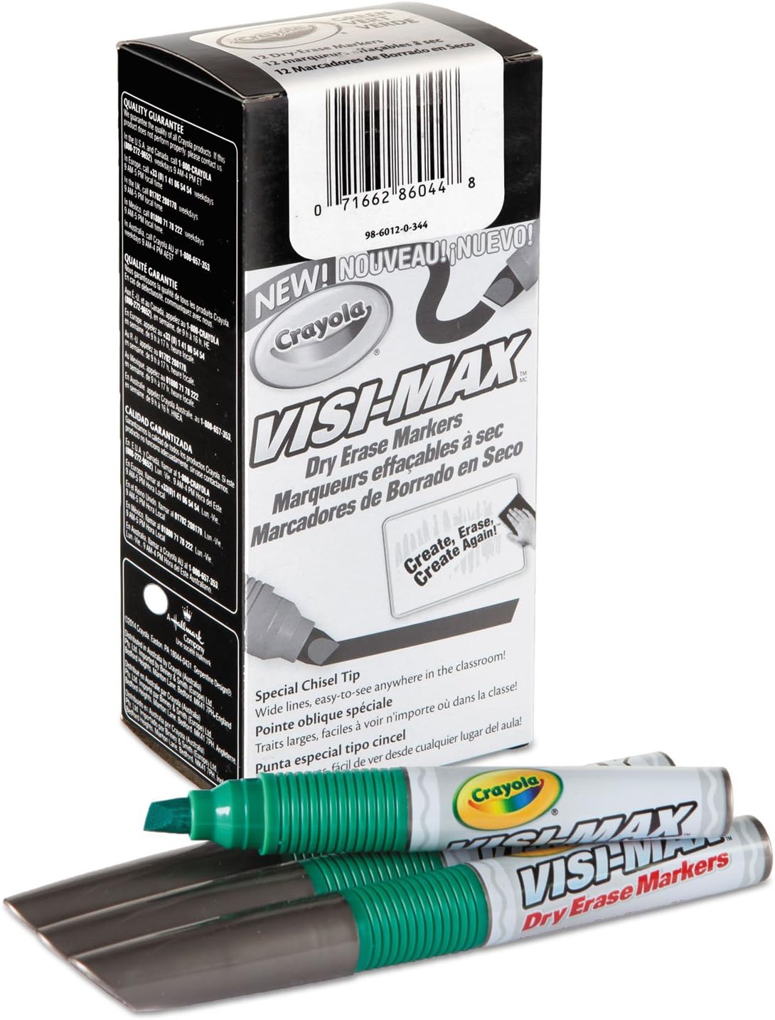 Amazon.co.jp bin989626044 Crayola Dry Eraseマーカー 文房具・オフィス用品