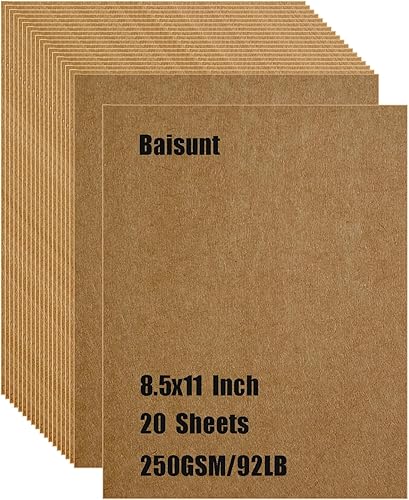 Miniatura 8 de Baisunt 20 hojas de cartulina azul marino grueso en blanco para proyectos de arte de bricolaje álbumes de recortes tarjetas e invitaciones 85 x 11