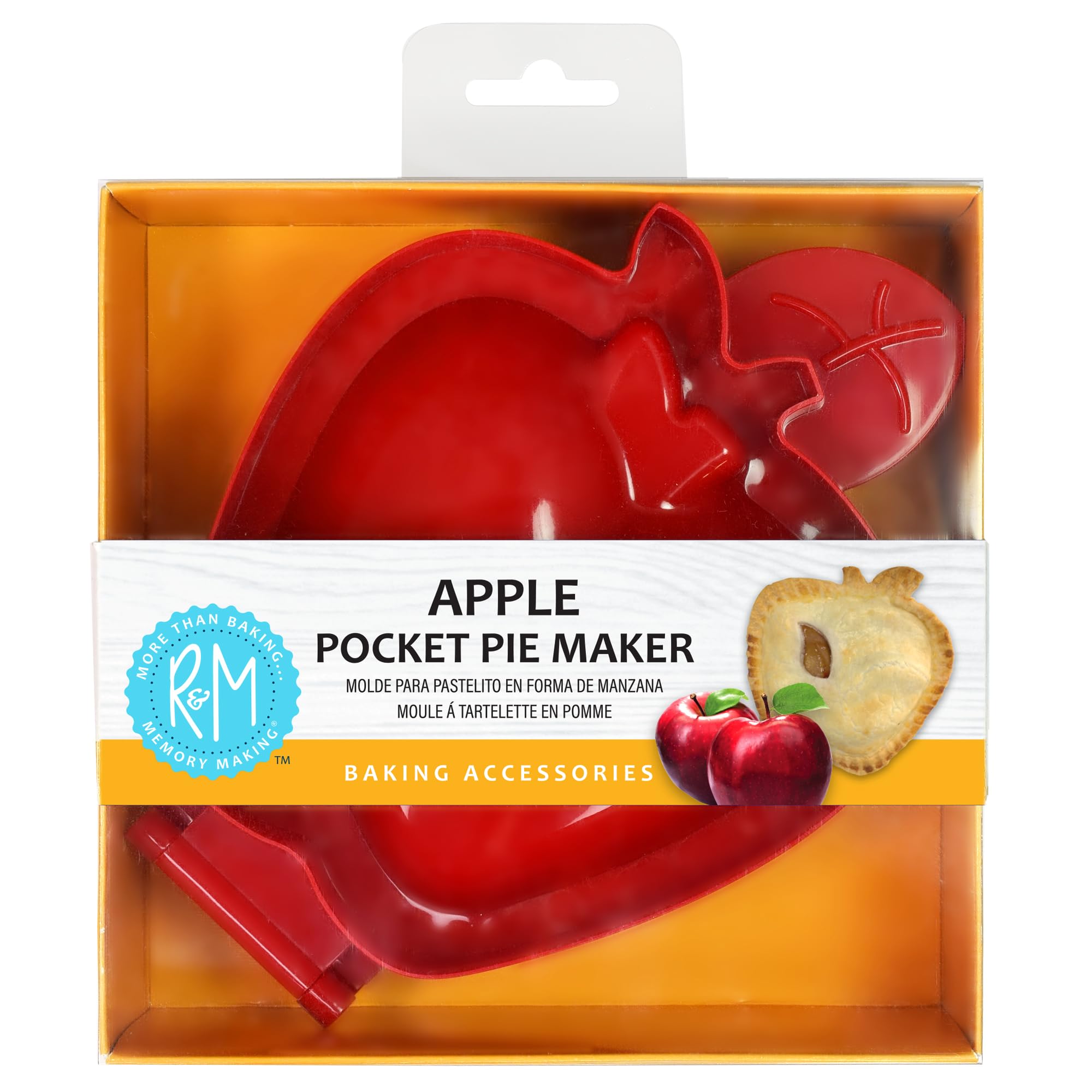 International Pocket Pie Maker, Apple Shape, 5"