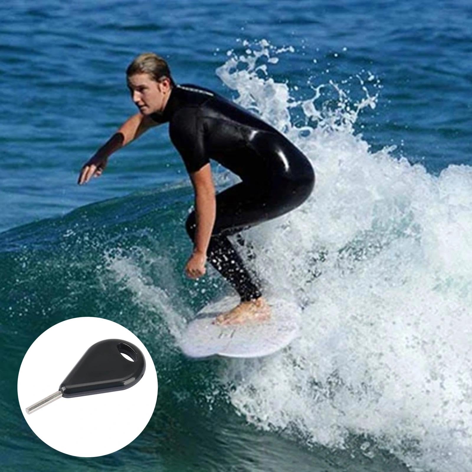 FCS Surfboard Fin Key FCS Schrauben Fin Schlüssel Ersatzteil mit 6pcs Madenschrauben Furf 5cm