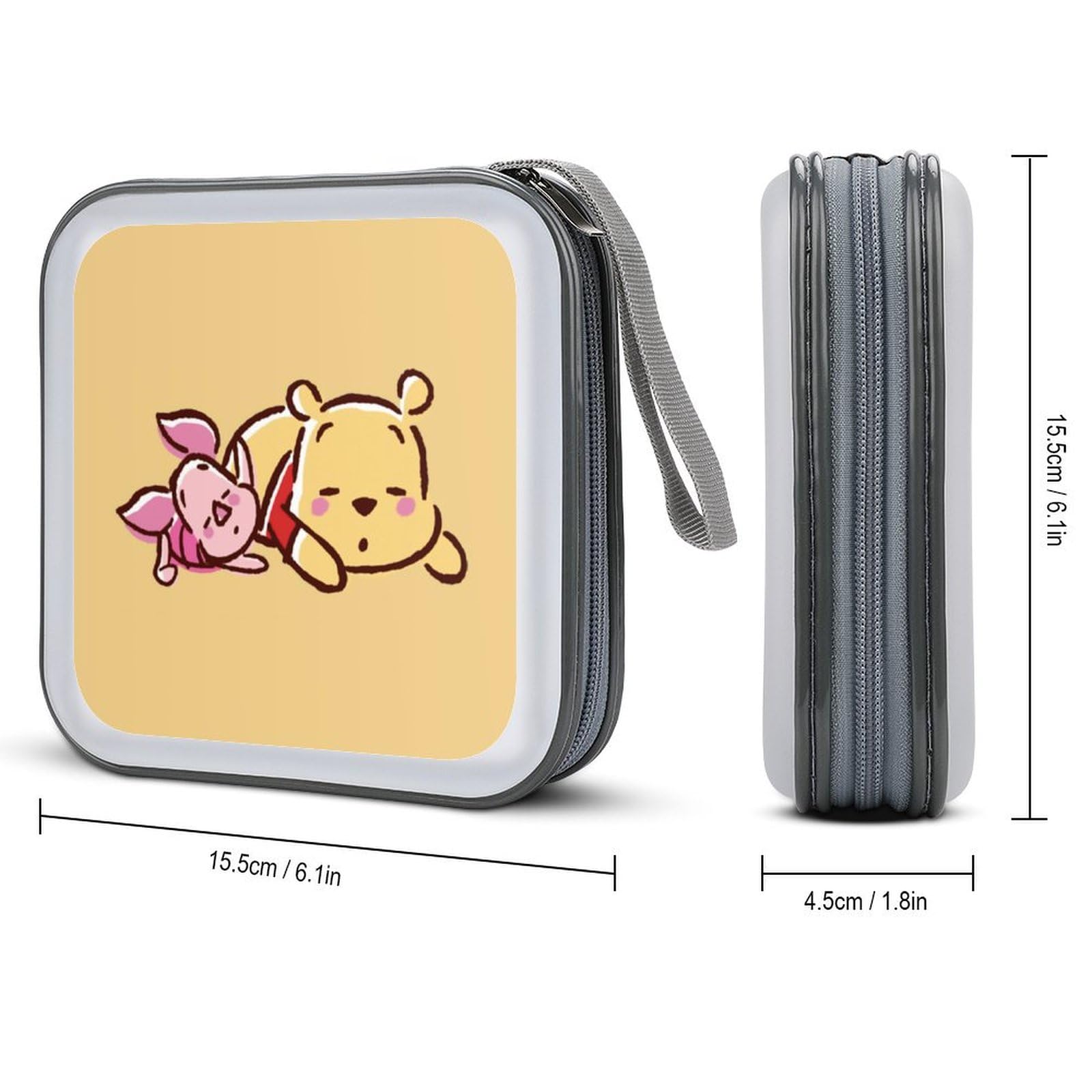 クマDVD5枚とケース Amazon.co.jp: CDケース くまのプーさん CD/DVD収納バッグ DVD