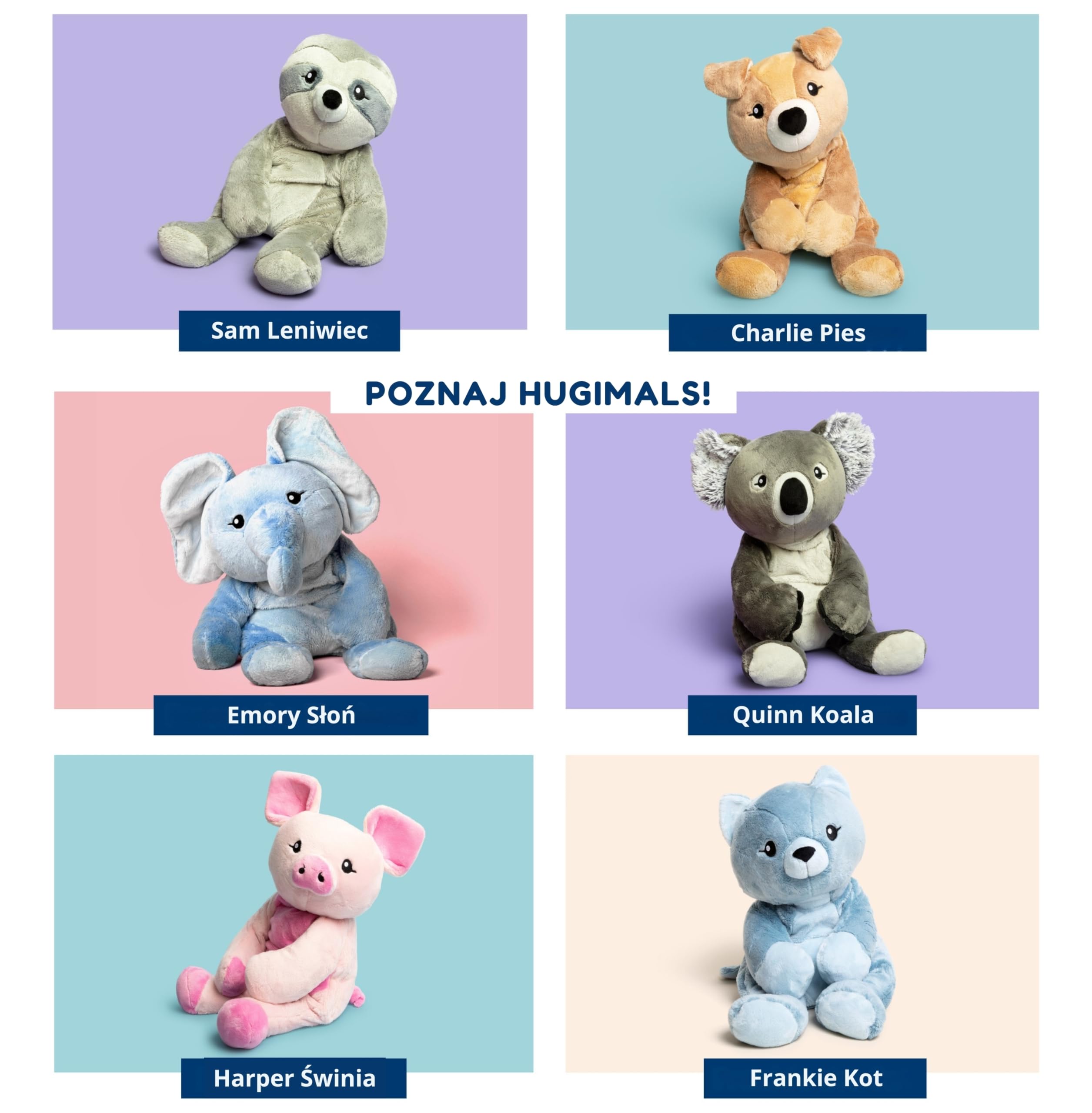 HUGIMALS Charlie The Puppy 4.5 lb Plush Stuffed Animal for Kids, Teens and Adults