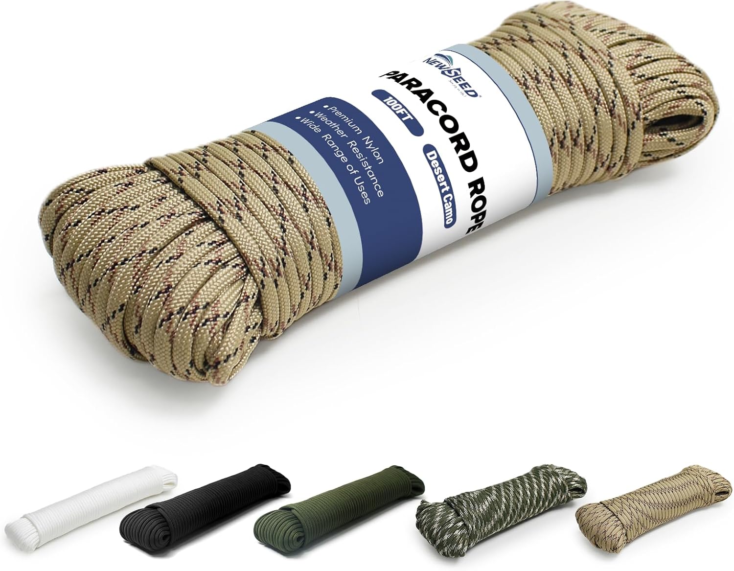 550lb MALZE Paracord 100FT – Durable Nylon Tactical Rope for Hiking & Camping 550lb MALZE Paracord 100FT – Durable Nylon Tactical Rope for Hiking & Camping