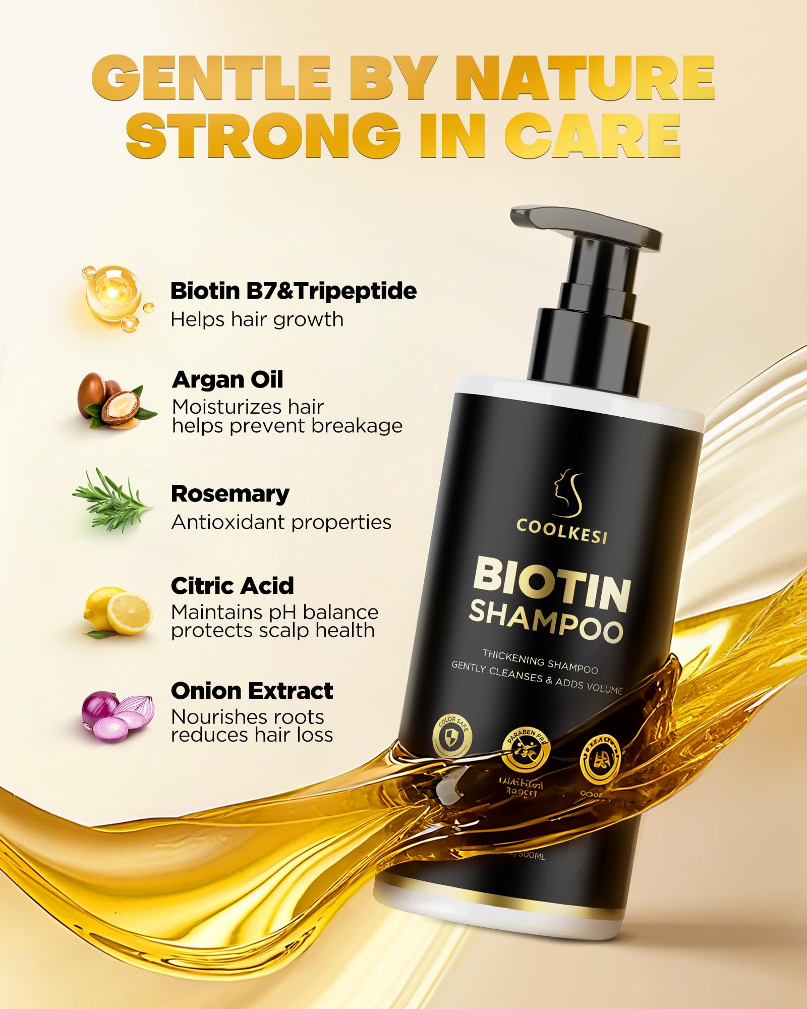 Amazon.com : COOLKESI Tripeptide-Infused Biotin Hair Growth